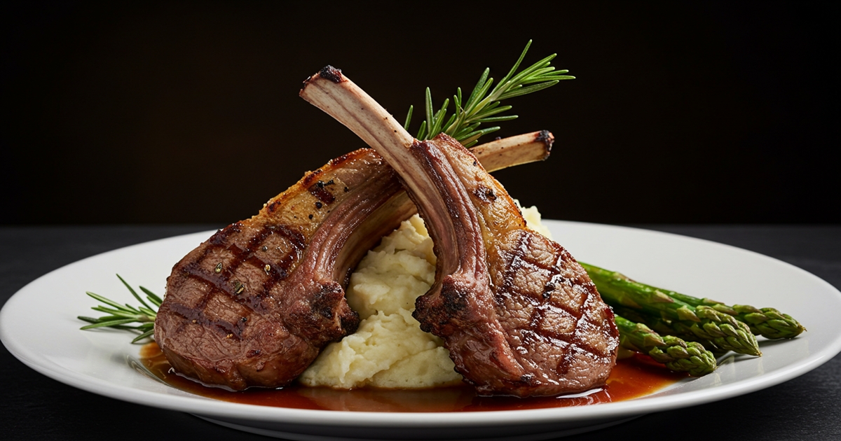 Cooked lamb as a rich source of high quality protein