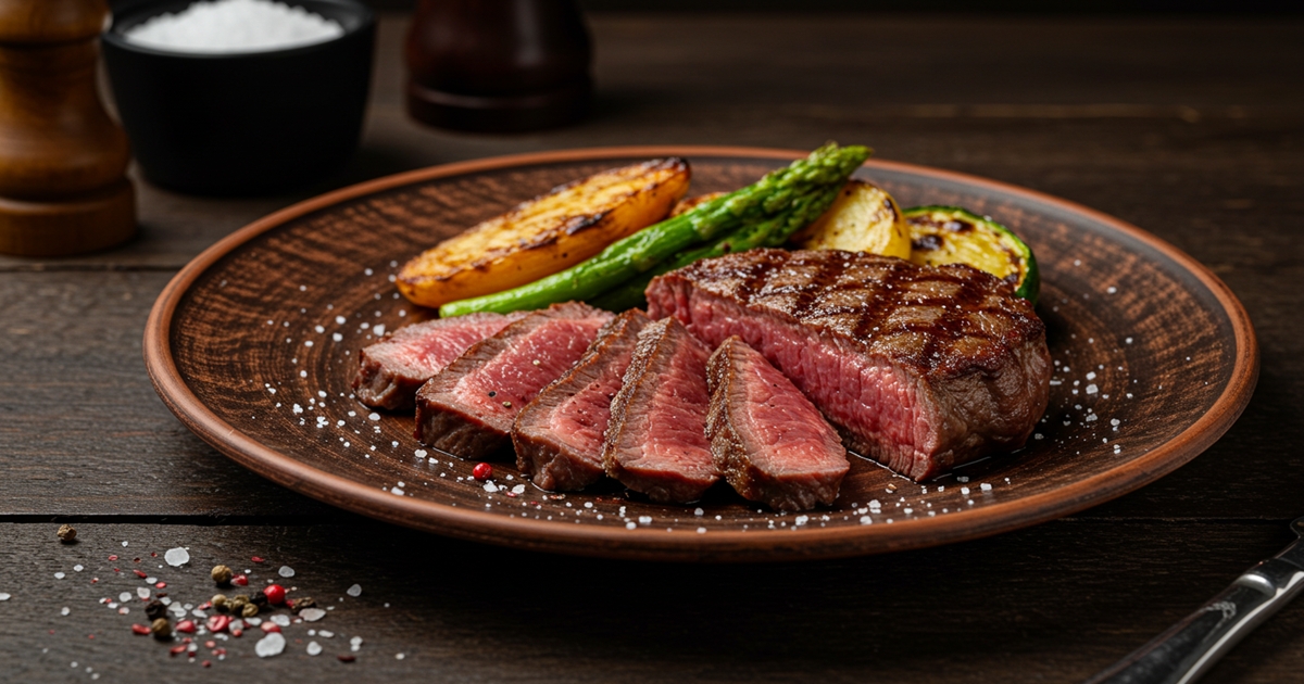 Lean beef steak as a source of high quality protein