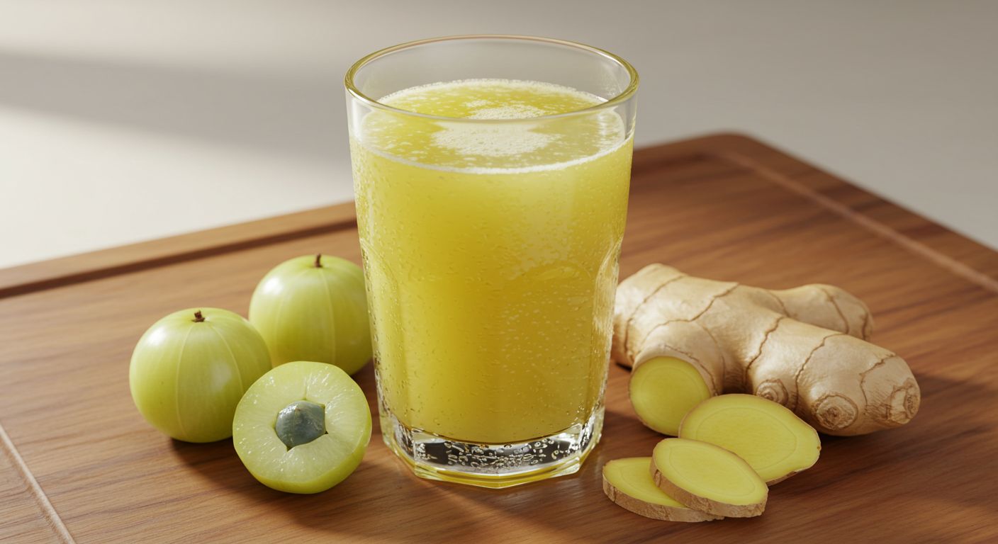 Amla Ginger Juice – Natural Detox and Energy Booster