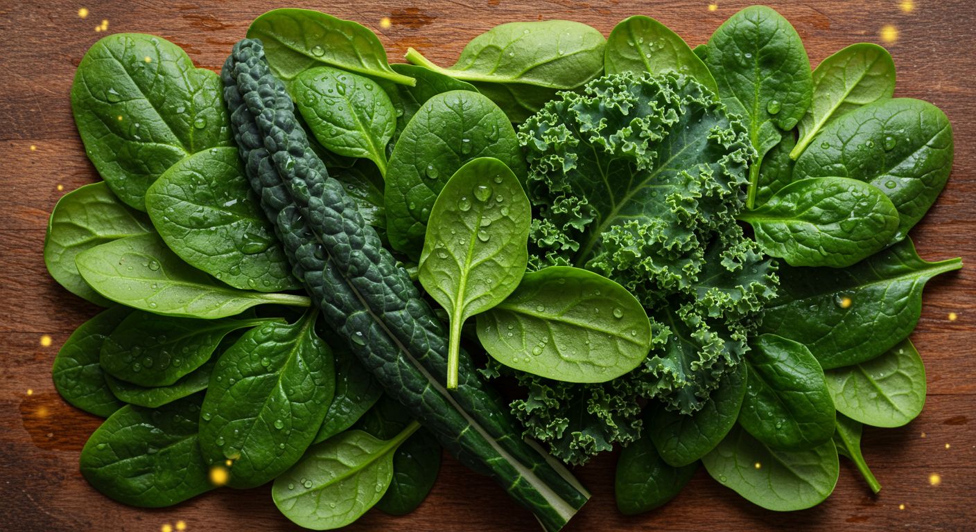 foods that boost testosterone. Fresh Dark Leafy Greens – Spinach and Kale