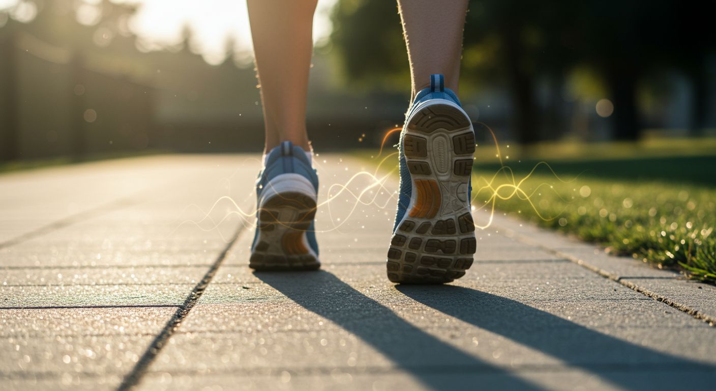 Close-up of legs running during fasted cardio session