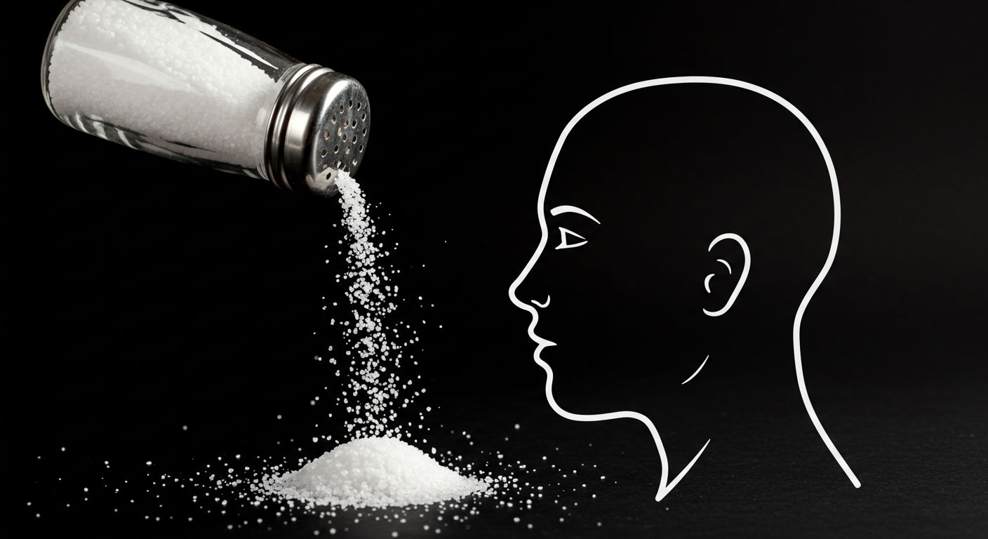 the idea of limiting salt and sodium intake to lose face fat naturally